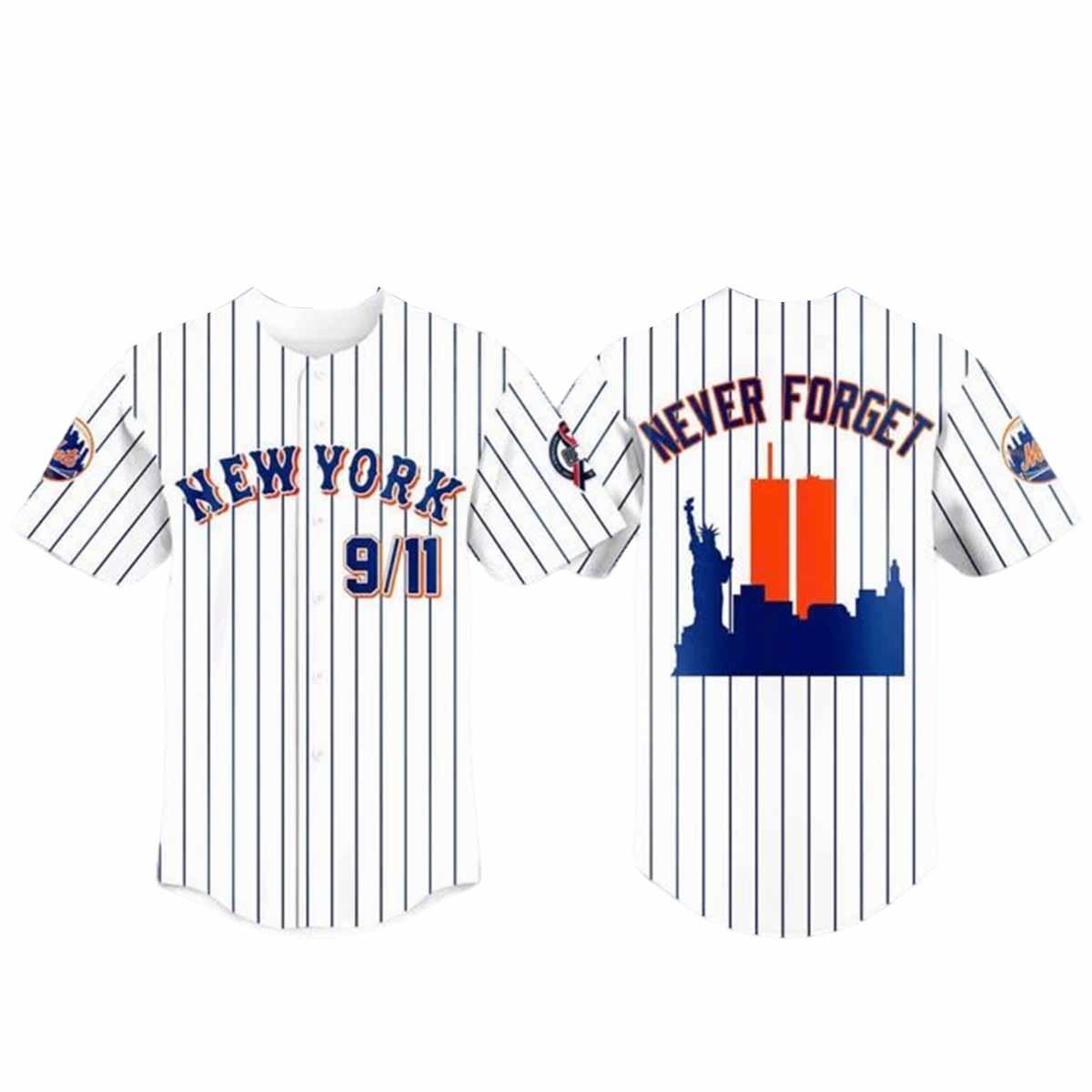 2025 NY Mets Never Forget 9 11 Jersey 2025 NY Mets Never Forget 9/11 Jersey