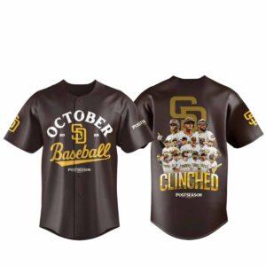 2025 Padres October Baseball Built For Fall Jersey 2025 Padres October Baseball Built For Fall Jersey