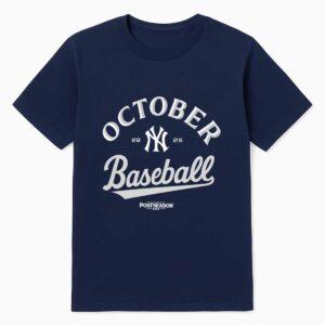 2025 Yankees October Baseball Shirt 4 2025 Yankees October Baseball Shirt