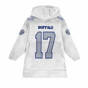 Allen 17 Bills Rivalries Football Unisex Blanket Hoodie