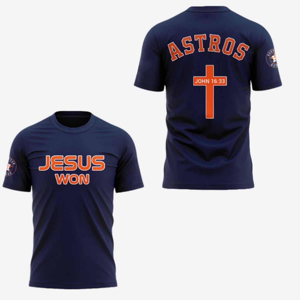 Astros Jesus Won 2025 Hoodie Astros Jesus Won 2025 Hoodie