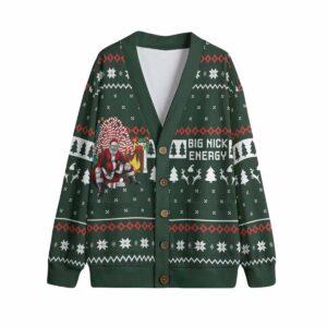 Big Nick Energy Santa Christmas Cardigan Big Nick Energy Santa Christmas Cardigan