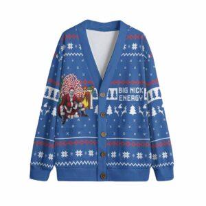 Big Nick Energy Santa Christmas Cardigan 1 Big Nick Energy Santa Christmas Cardigan