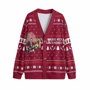 Big Nick Energy Santa Christmas Cardigan 2 Big Nick Energy Santa Christmas Cardigan