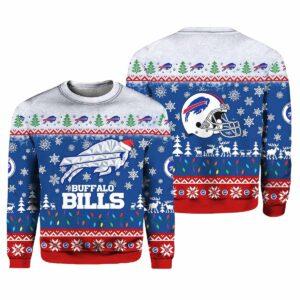 Bills 2025-2026 Rivalries Cold Ugly Christmas Sweater 1 Bills 2025 2026 Rivalries Cold Ugly Christmas Sweater
