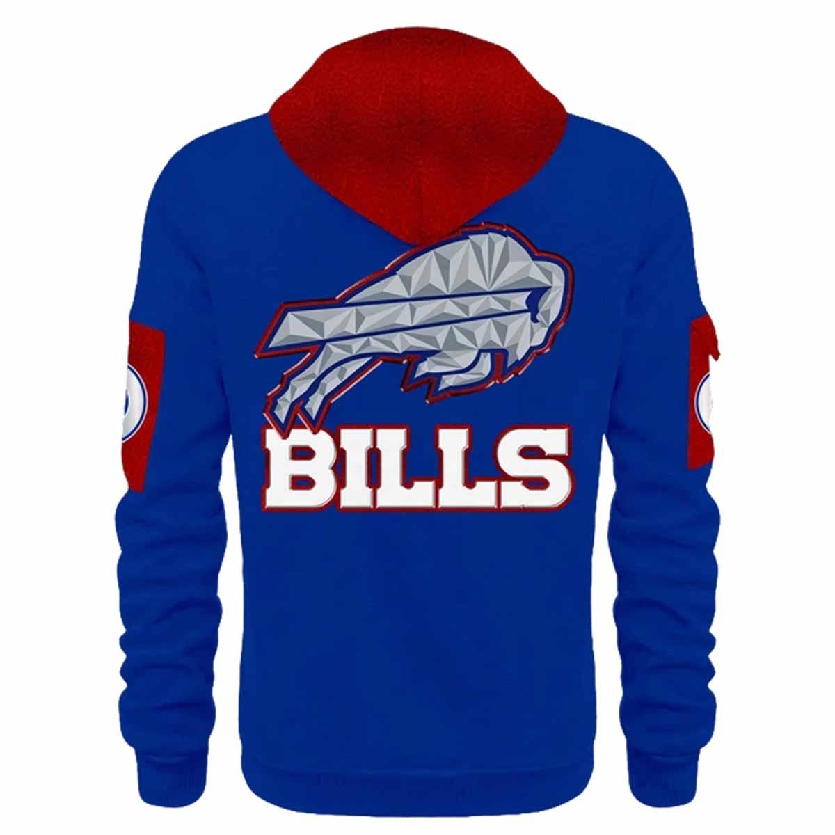 Bills Blue And Red Rivalries Quarter Zip Hoodie 2025 Bills Blue And Red Rivalries Quarter Zip Hoodie 2025