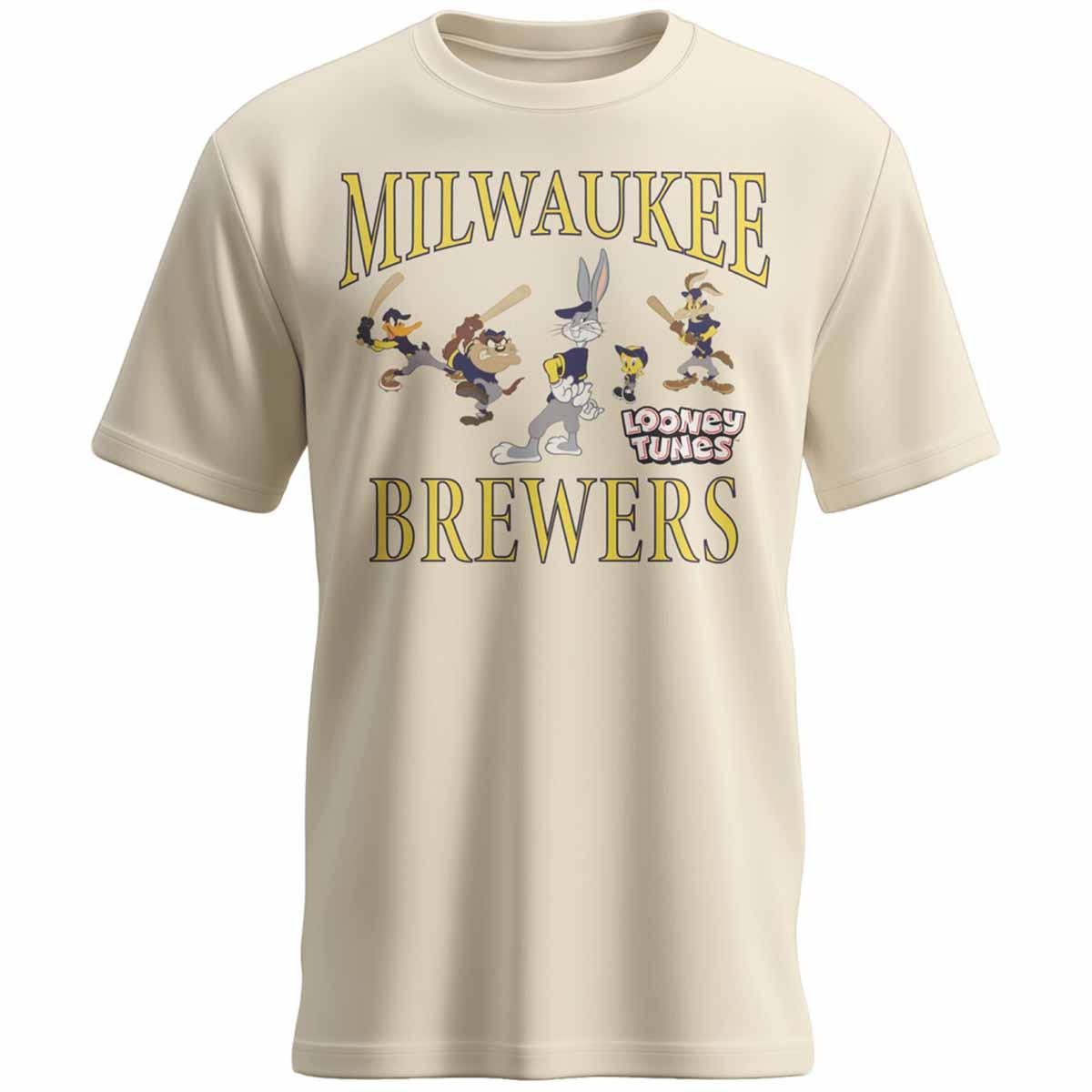 Brewers Looney Tunes Day Shirt 2025 Giveaway Brewers Looney Tunes Day Shirt 2025 Giveaway