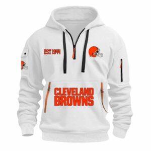 Browns Est 1944 Quarter Zip Hoodie 2025 Browns Est 1944 Quarter Zip Hoodie 2025