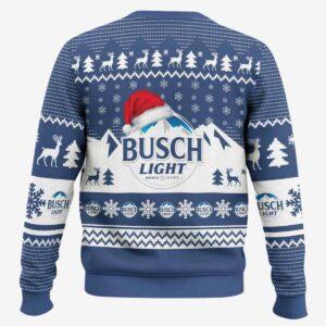 Busch Light Santa Hat Ugly Christmas Sweater 1 Busch Light Santa Hat Ugly Christmas Sweater