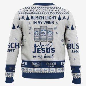 Busch Light Ugly Christmas Sweater 1 Busch Light Ugly Christmas Sweater