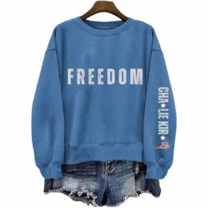 Charlie Kirk Freedom Sweatshirt
