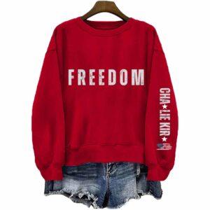 Charlie Kirk Freedom Sweatshirt