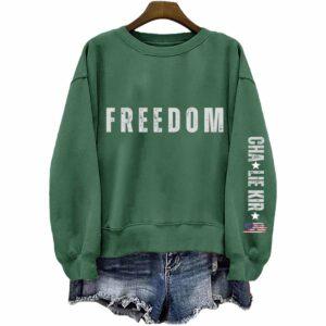 Charlie Kirk Freedom Sweatshirt