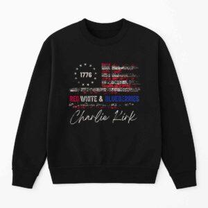 Charlie Kirk Red White and Blueberries US Flag Shirt