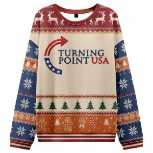 Charlie Kirk Turning Point USA Christmas Sweater