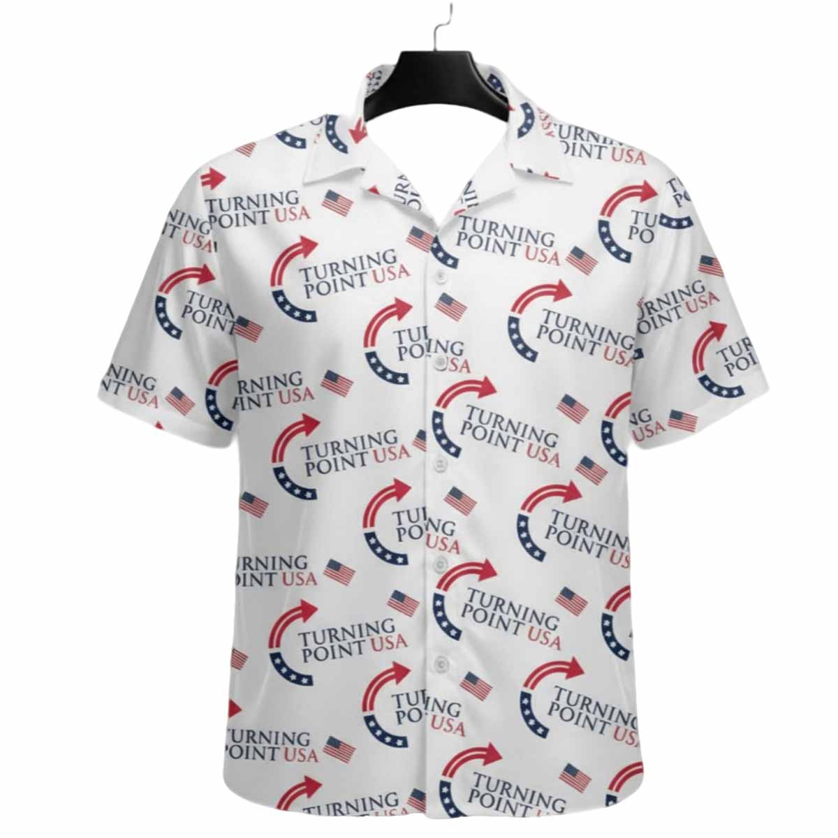 Charlie Kirk Turning Point USA Trump Commemorative Hawaiian Shirt Charlie Kirk Turning Point USA Trump Commemorative Hawaiian Shirt