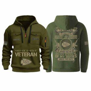 Chiefs Happy Veterans Day Night Game 2025 Quarter Zip Hoodie Chiefs Happy Veterans Day Night Game 2025 Quarter Zip Hoodie