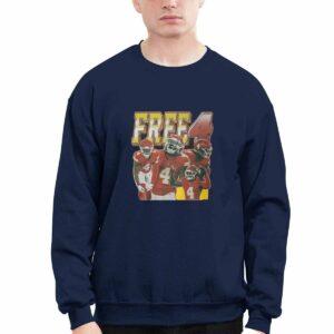 Chiefs Travis Kelce Free 4 Shirt 2 Chiefs Travis Kelce Free 4 Shirt