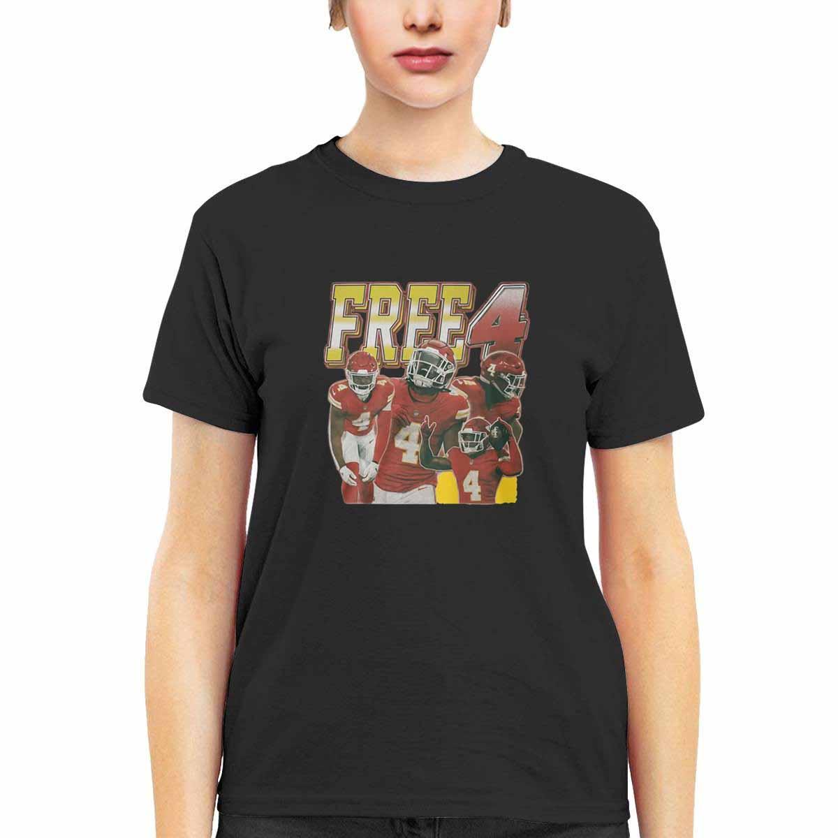 Chiefs Travis Kelce Free 4 Shirt Chiefs Travis Kelce Free 4 Shirt