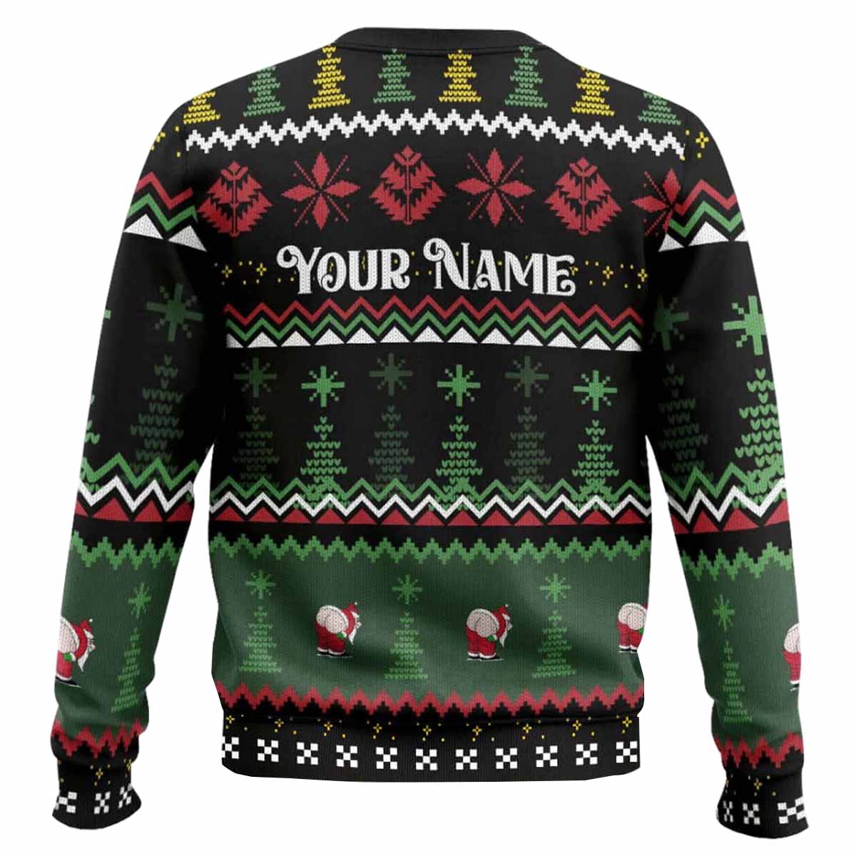 Cool Skateboard Santa Custom Ugly Christmas Sweater Cool Skateboard Santa Custom Ugly Christmas Sweater