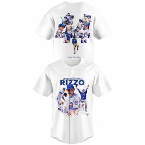 Cubs Legend Anthony Rizzo Thank You Rizz 2025 Jersey Cubs Legend Anthony Rizzo Thank You Rizz 2025 Jersey