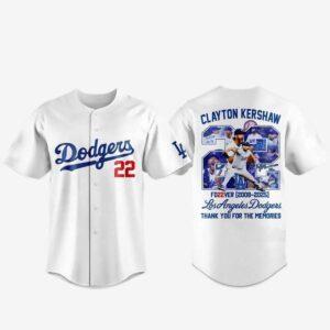 Dodgers Clayton Kershaw Fo22ver Thank You For The Memories 2025 Jersey Dodgers Clayton Kershaw Fo22ver Thank You For The Memories 2025 Jersey
