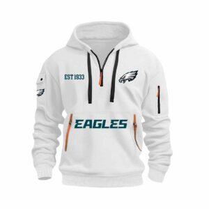 Eagles Est 1933 Quarter Zip Hoodie 2025 Eagles Est 1933 Quarter Zip Hoodie 2025