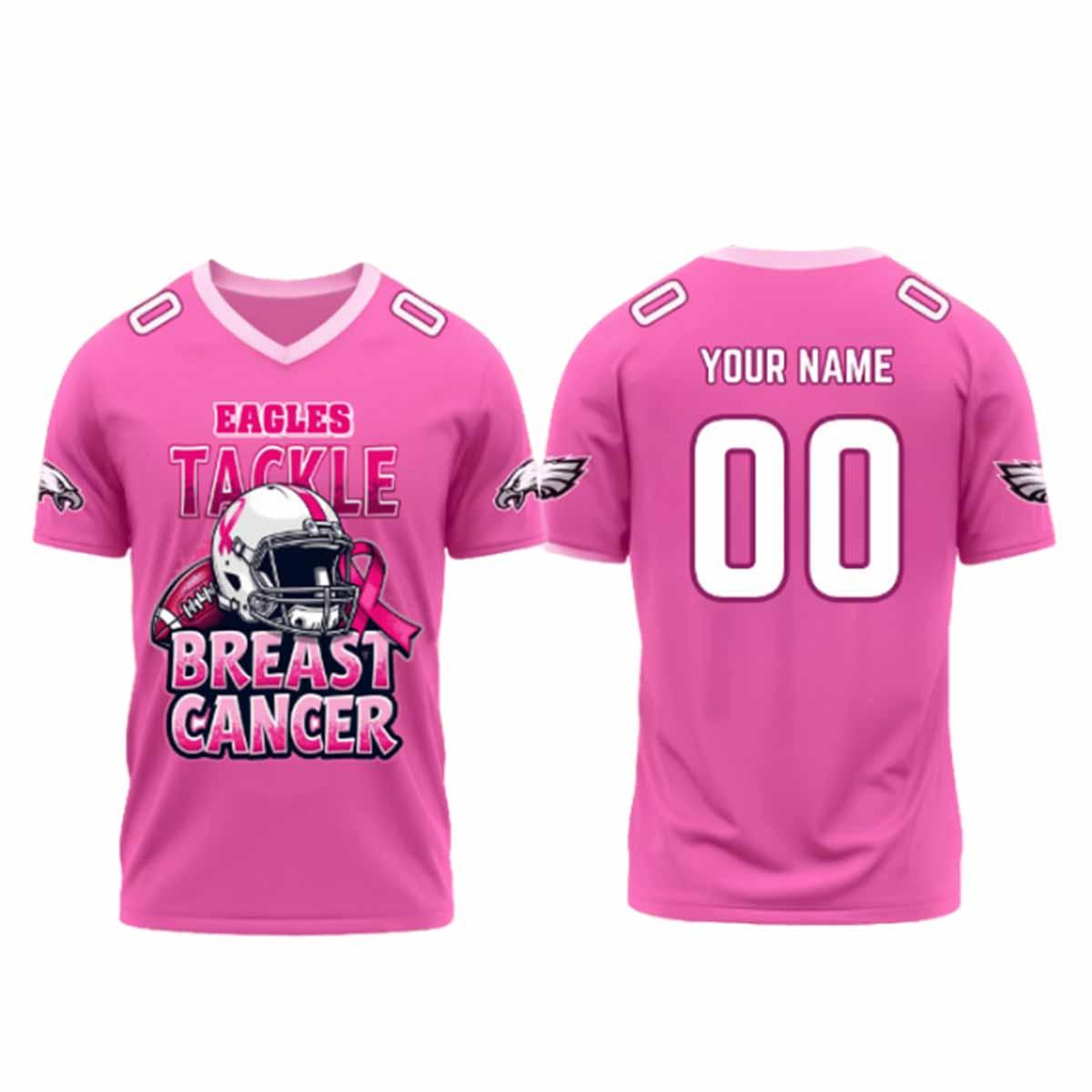Eagles Tackle Breast Cancer Jersey 2025 Eagles Tackle Breast Cancer Jersey 2025