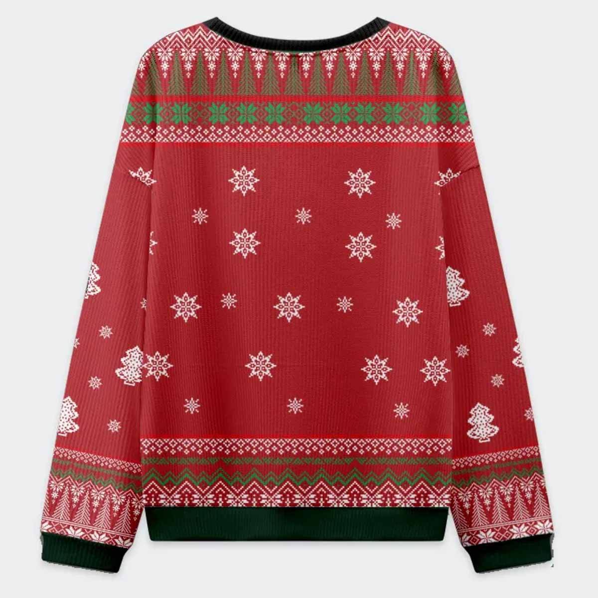 Funny Frog Lights Everything Is Fine Christmas Ugly Sweater Funny Frog Lights Everything Is Fine Christmas Ugly Sweater