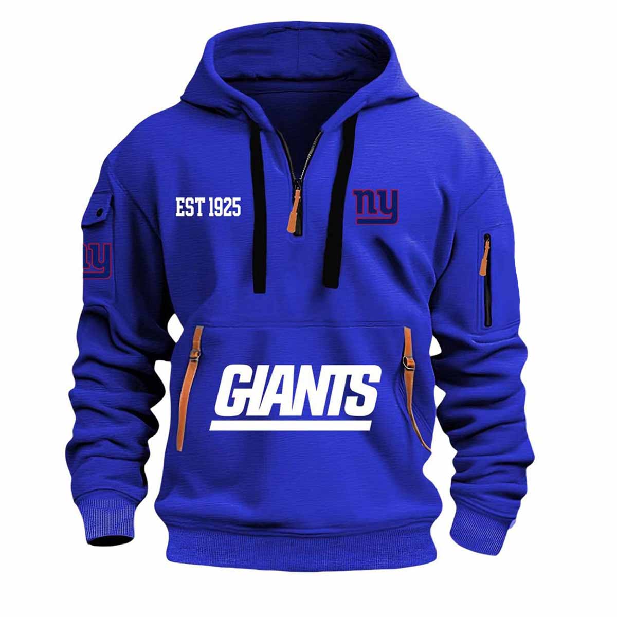 Giants EST 1925 Quarter Zip 2025 Hoodie Giants EST 1925 Quarter Zip 2025 Hoodie