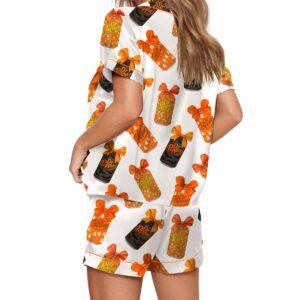 Halloween Pepper Drink Coquette Silky Satin Pajama Set 1 Halloween Pepper Drink Coquette Silky Satin Pajama Set