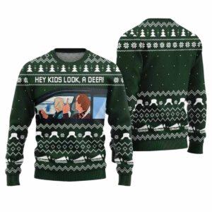 Hey Kids Look A Deer National Lampoon Ugly Christmas Sweater