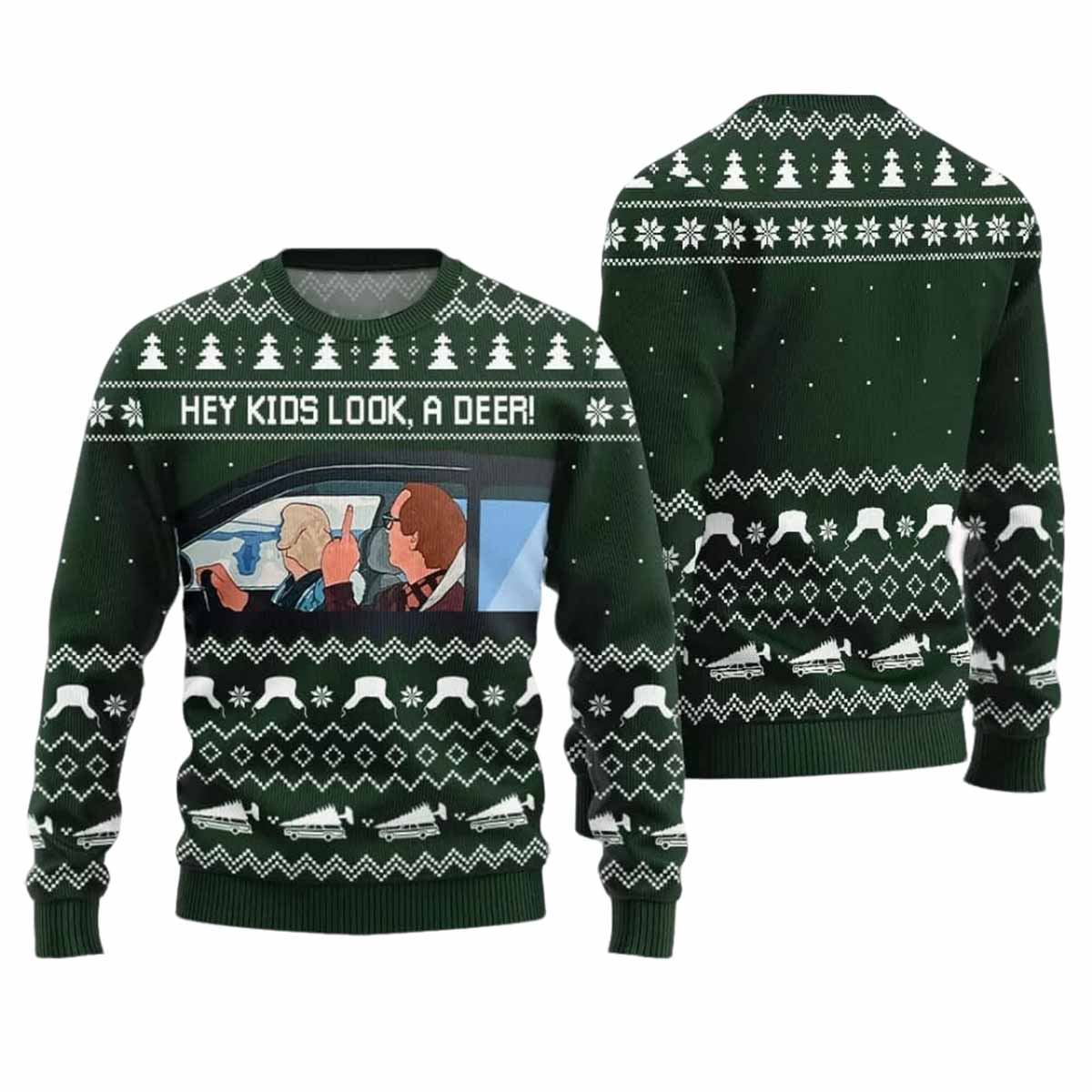 Hey Kids Look A Deer National Lampoon Ugly Christmas Sweater Hey Kids Look A Deer National Lampoon Ugly Christmas Sweater