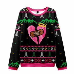 Jesus Heals Broken Hearts Ugly Christmas Sweater