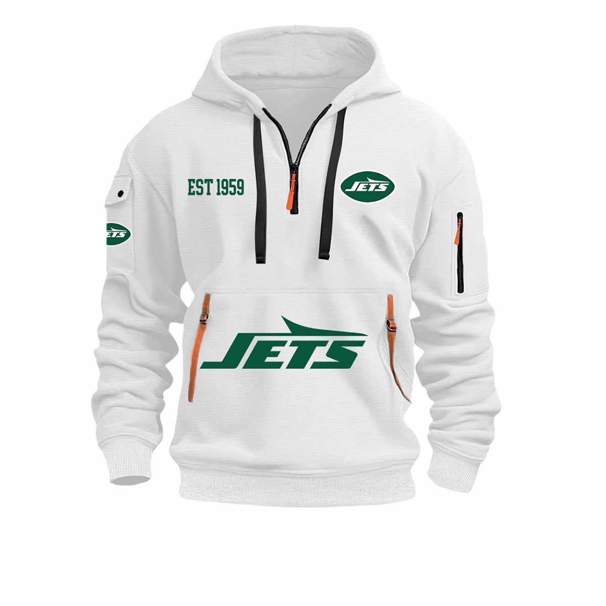 Jets Est 1959 Quarter Zip 2025 Hoodie Jets Est 1959 Quarter Zip 2025 Hoodie