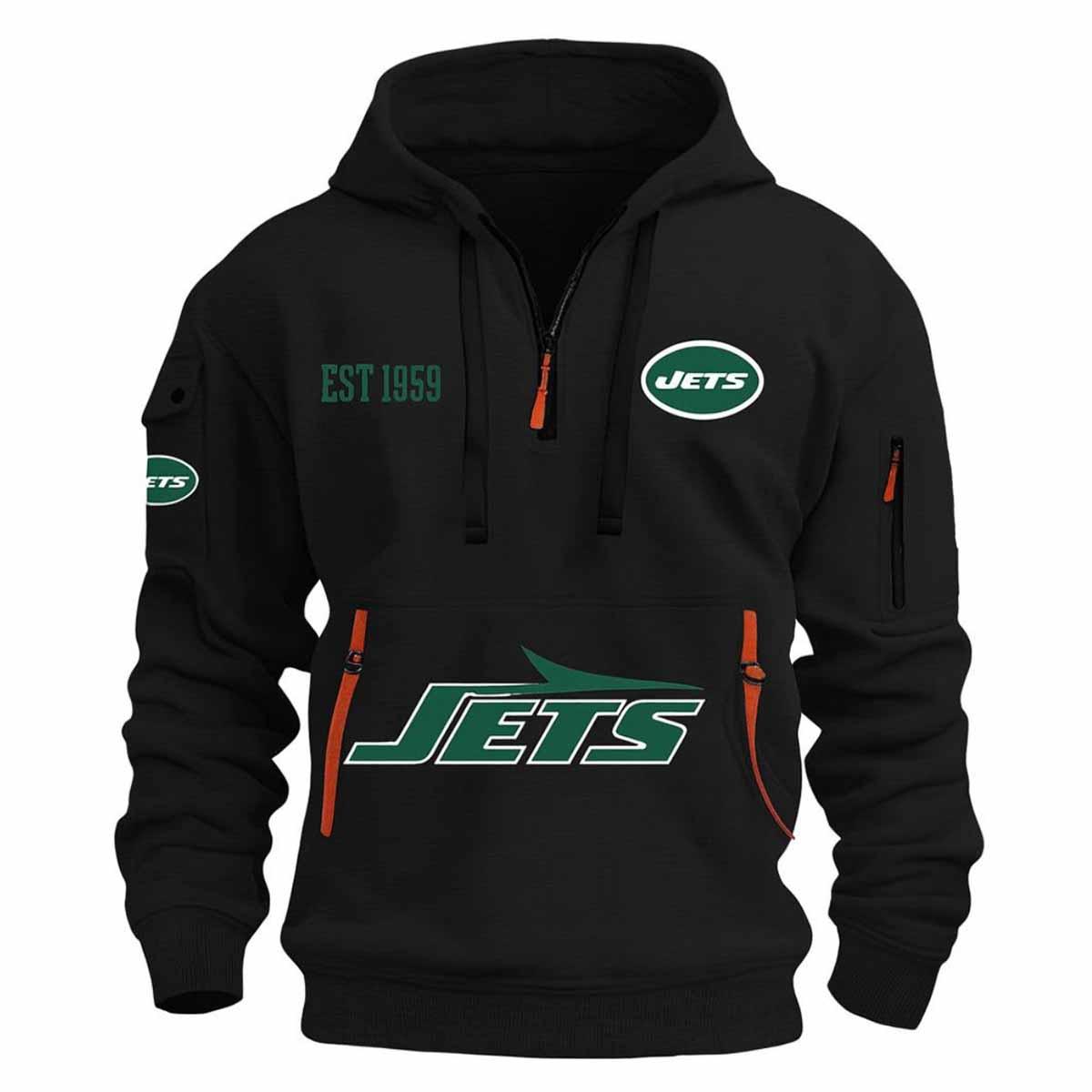 Jets Est 1959 Quarter Zip 2025 Hoodie Jets Est 1959 Quarter Zip 2025 Hoodie