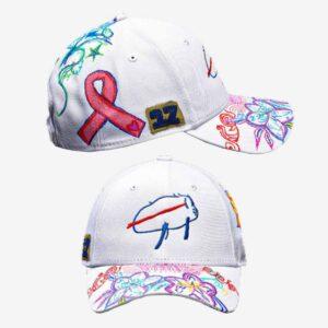 Josh Allen Bills Oishei Children's Hospital Custom Hat 1 Josh Allen Bills Oishei Children's Hospital Custom Hat