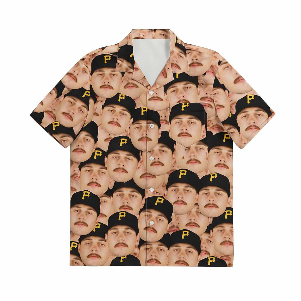 Kyle Manzardo Face Hawaiian Shirt Kyle Manzardo Face Hawaiian Shirt