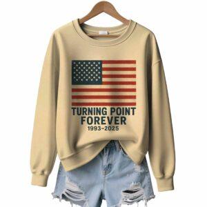 Men's Charlie Kirk Turning Points Forever 1993 2025 Shirt