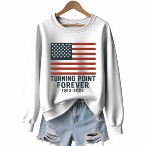 Men's Charlie Kirk Turning Points Forever 1993 2025 Shirt
