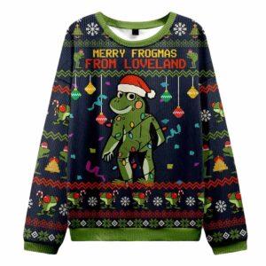 Merry Frogmas from Loveland Ugly Christmas Sweater Merry Frogmas from Loveland Ugly Christmas Sweater