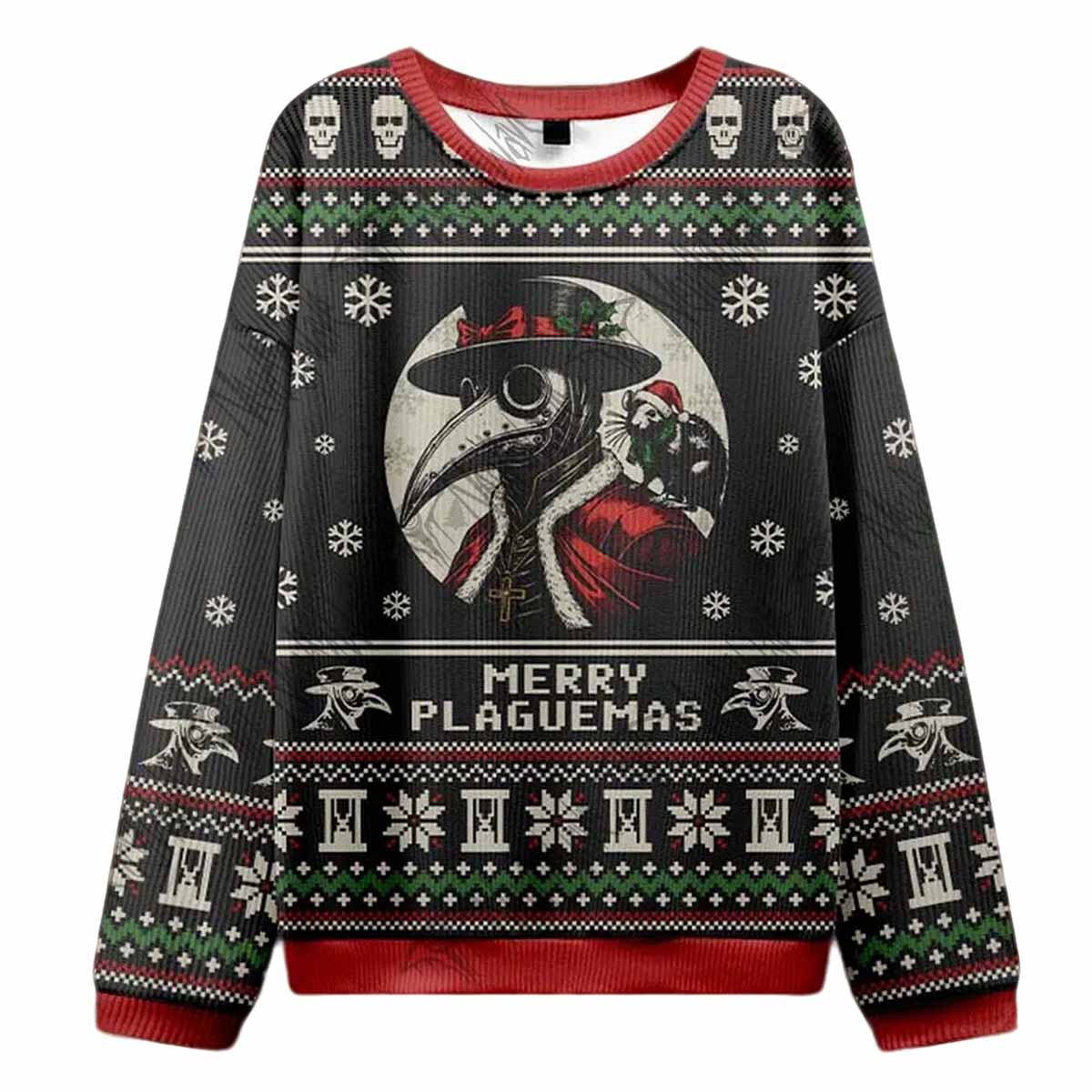 Merry Plaguemas Christmas Ugly Sweater Merry Plaguemas Christmas Ugly Sweater