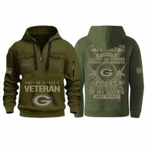 Packers Happy Veterans Day Night Game 2025 Quarter Zip Hoodie Packers Happy Veterans Day Night Game 2025 Quarter Zip Hoodie