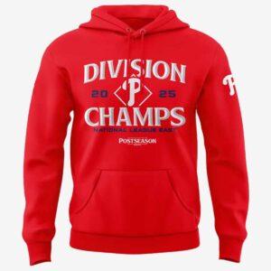 Phillies Division Champs Back To Back NL East Champions 2025 Hoodie