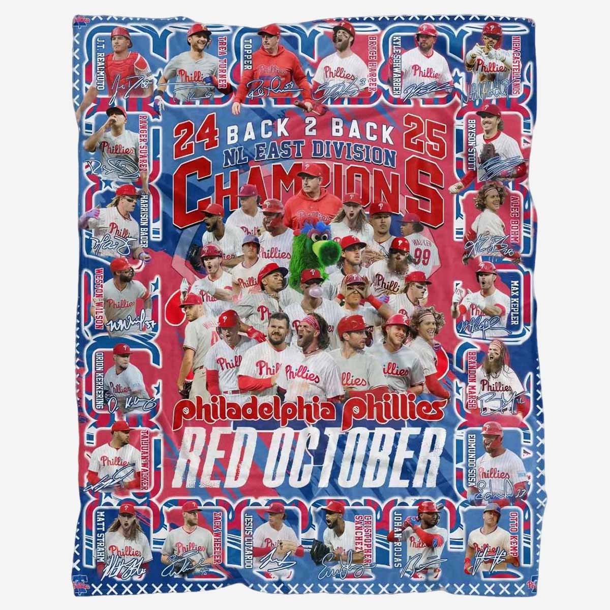 Phillies Red October 2025 Blanket Phillies Red October 2025 Blanket