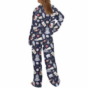 Polar Express Christmas Silky Satin Pajama Set 1 Polar Express Christmas Silky Satin Pajama Set