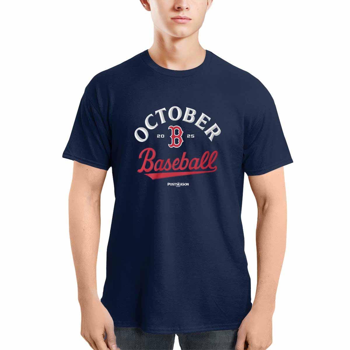 Red Sox October Baseball 2025 Shirt Red Sox October Baseball 2025 Shirt