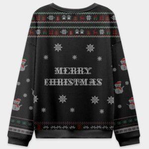 The Arrested Cat Christmas Ugly Sweater 1 The Arrested Cat Christmas Ugly Sweater