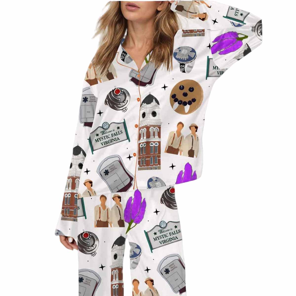 The Vampire Silky Satin Pajama Set The Vampire Silky Satin Pajama Set