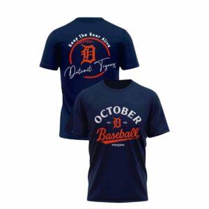 Tigers October Baseball 2025 Shirt